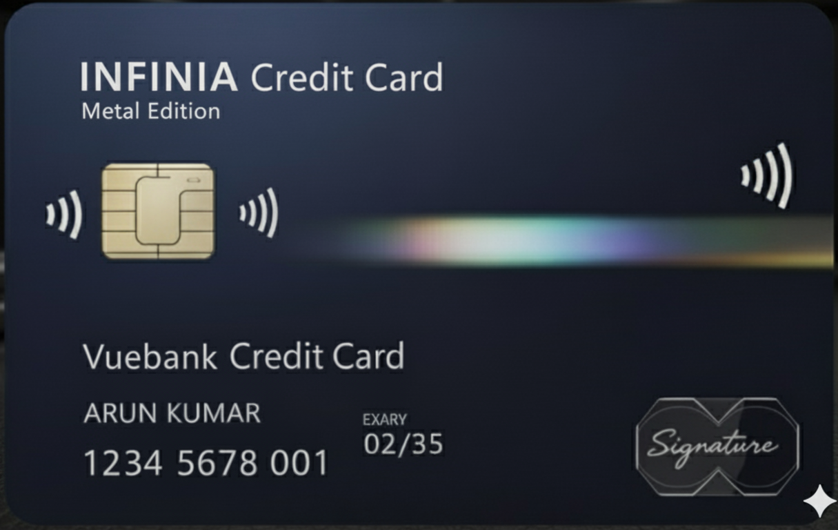 INFINIA Credit Card Metal Edition
