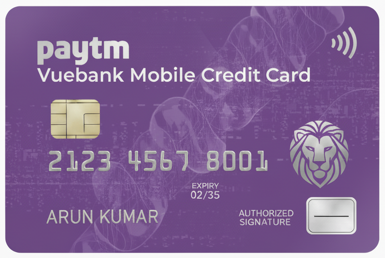 Paytm Vuebank Mobile Credit Card