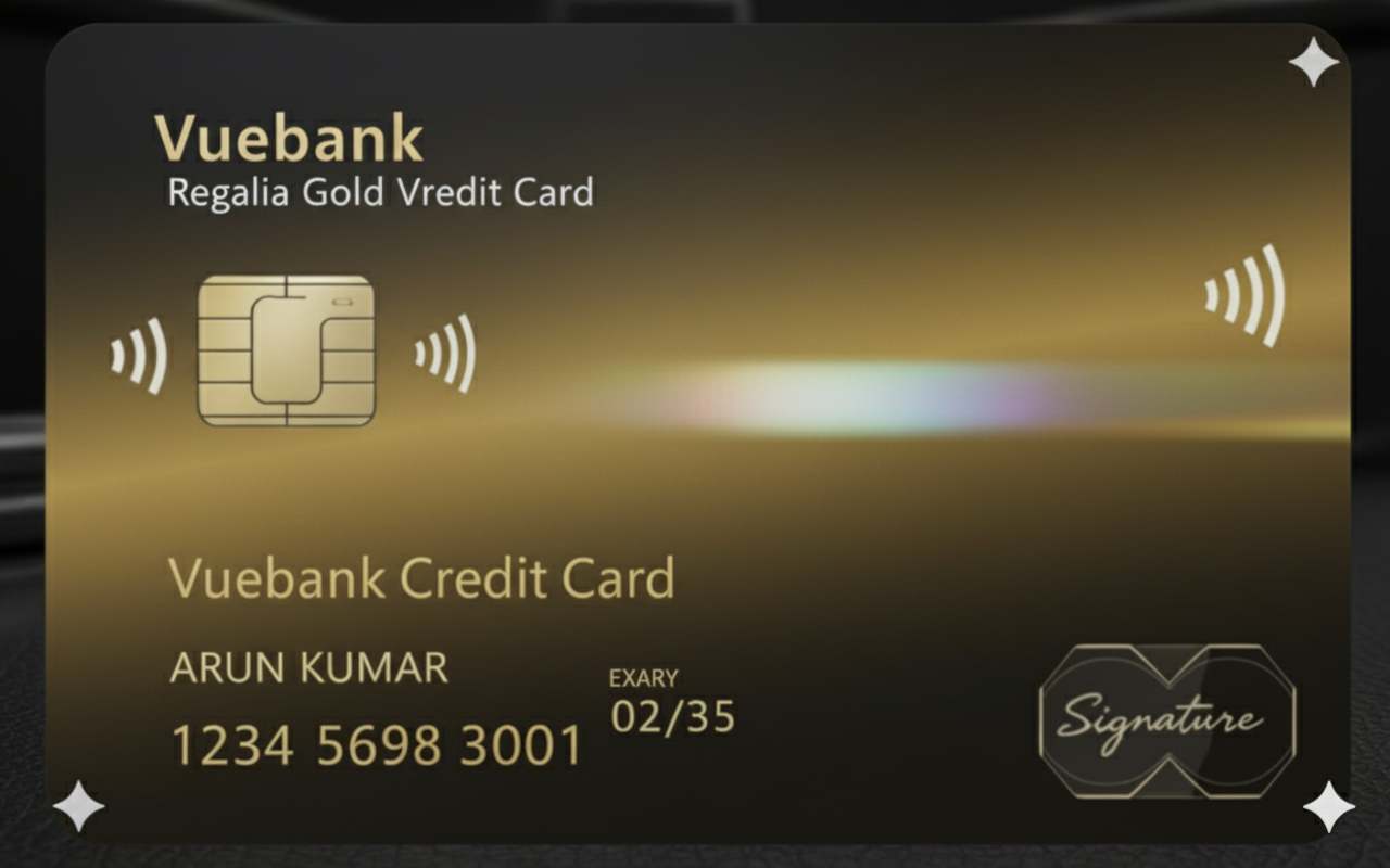 Regalia Gold Vuebank Credit Card