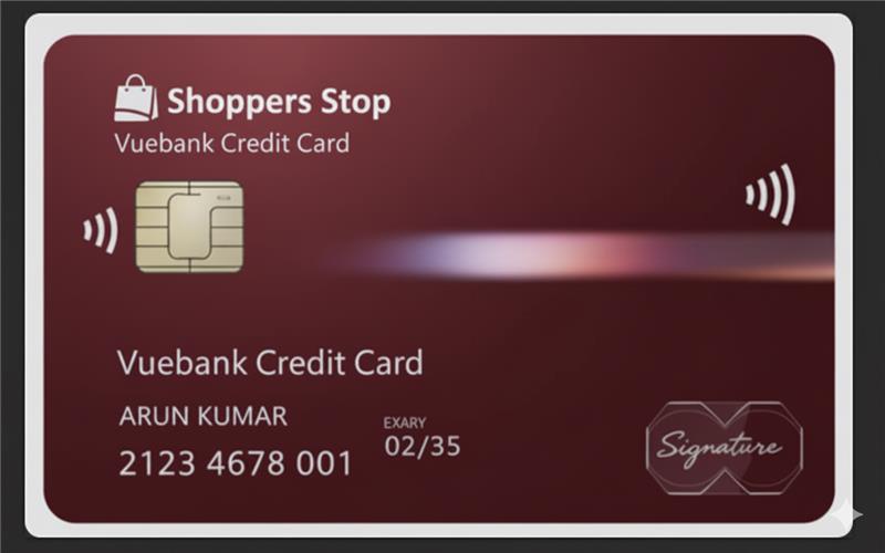 Shoppers Stop Black Vuebank Credit Card