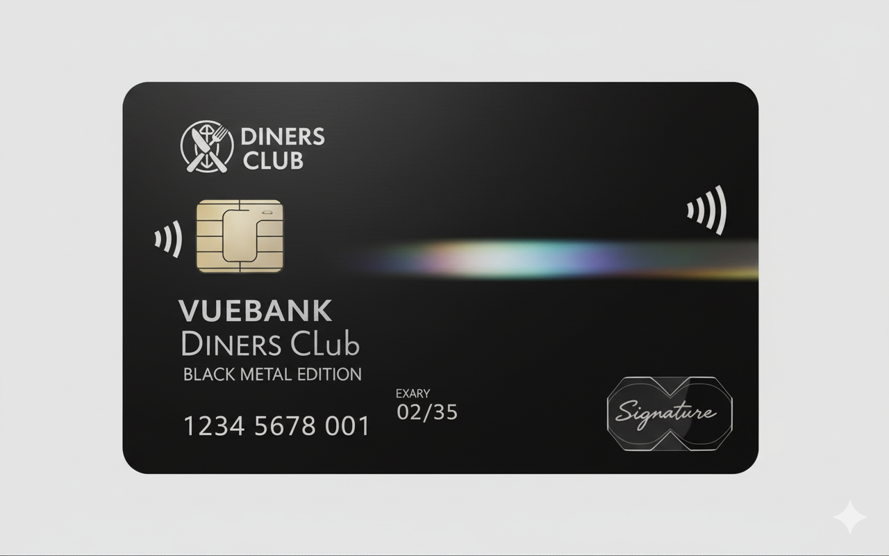 Vue Bank Diners Club Black Metal Edition