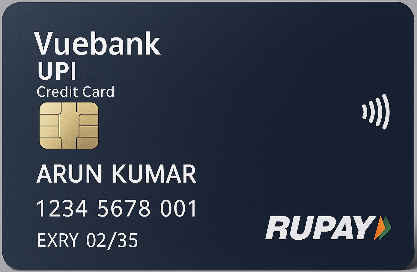 Vuebank UPI Rupay Credit Card